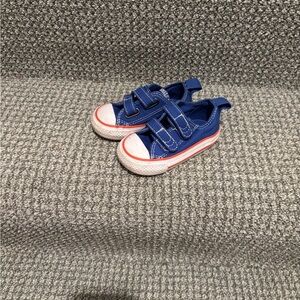 Converse Blue Toddler Velcro Sneakers